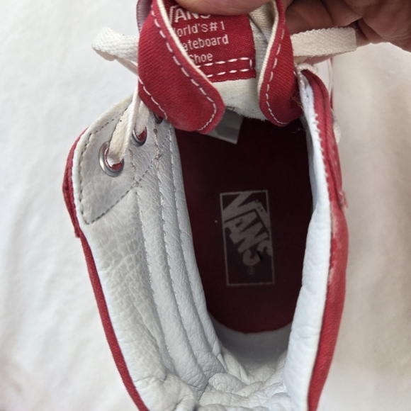 Vans Sk8-Hi Red Tiger Custom Hand Painted High Top Sneakers Size US 6.5/Women 8 - Picture 10 of 13